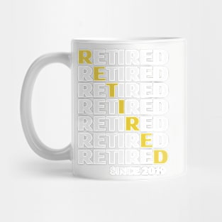 Retired Since 2019- Golden Years Mug